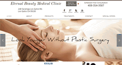 Desktop Screenshot of eternalbeautymedical.com